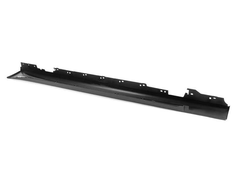 Faldón lateral derecho imprimado OEM 51778056580 para BMW F30, F31 (todos los modelos: 316d con motores N47T y B47K, cambio manual y automático, tracción trasera, de 2012 a 2018). Original BMW.