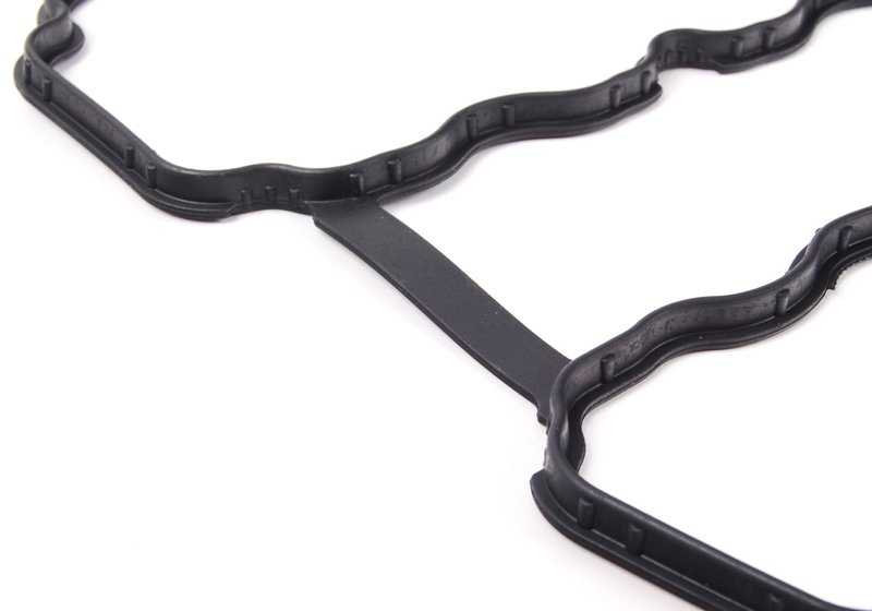 Junta perfilada OEM 11127565286 para BMW E82, E88, E90, E91, E92, E93, E60, E61, F01, F02, E71, E89 con motor N54. Pieza original BMW. Ideal para problemas de sellado en la tapa de balancines.