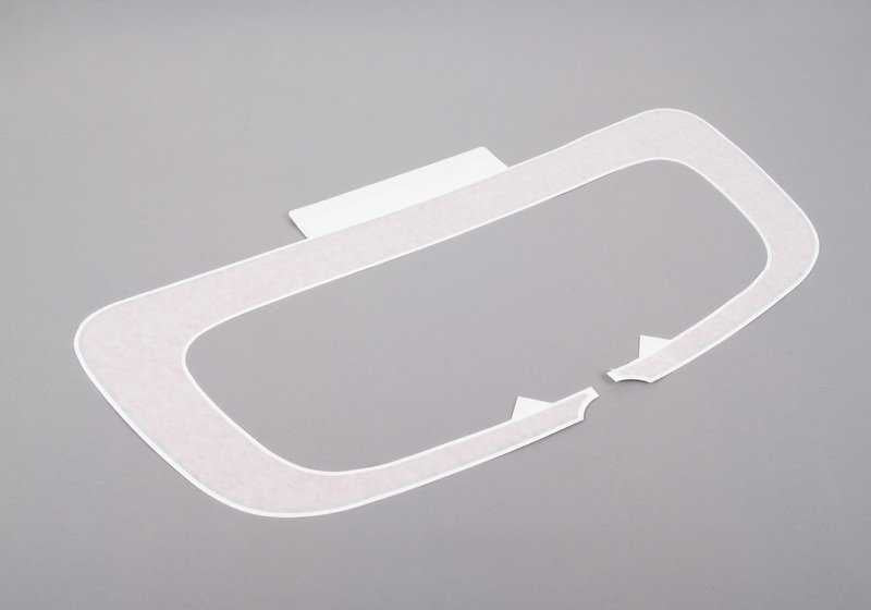 Lámina adhesiva capó delantero OEM 51147331073 para MINI R56 LCI, Cooper S JCW (SU/1, SU/2) 2012-2013. Original MINI.