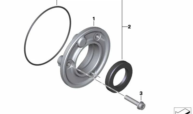 Tapa de culata OEM 11148552224 para motos BMW C 400 GT, C 400 X (K08, K09). Original BMW Motorrad.