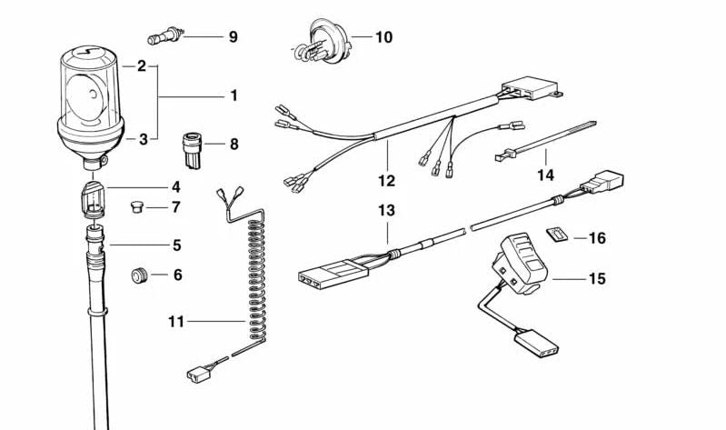 Tappo di chiusura OEM 46511451596 per moto BMW K75, K100, K1100 RS, K1100 LT... e altro ancora. BMW Motorrad originale.