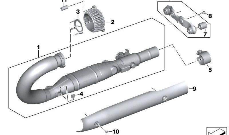 Porca estrela OEM 18519444771 para motocicletas BMW R 18, R 18 Classic, R 18 B, R 18 Transcontinental. Originais BMW Motorrad.