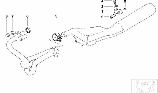 Arandela elástica OEM 34211117860 para BMW E21, E12 y BMW Motorrad RR22. Pieza original BMW. Ideal para fijaciones de freno y escape.