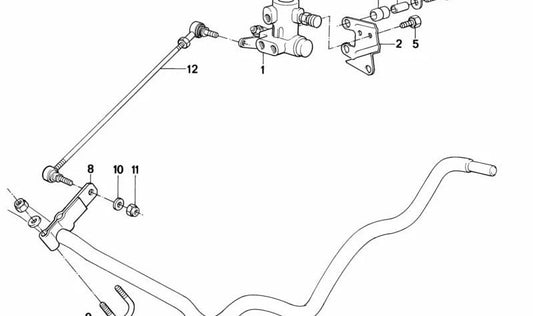 OEM regulation rod 37121133626 for BMW E30. Original BMW piece compatible with leveling systems. Perfect replacement for maintaining the system in optimal conditions.