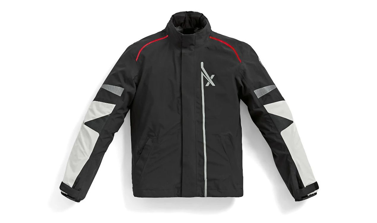 Chaqueta Outsert XRide hombre negra OEM 76111540248 talla 25 válido para BMW Motorrad. Original BMW Motorrad