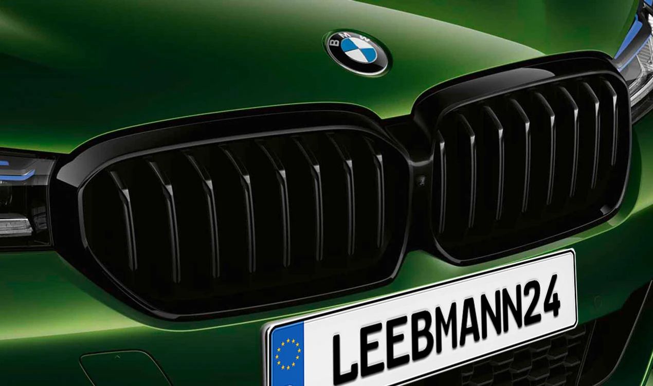 Linha de sombra frontal Linha preta OEM 51129852169 para BMW G30 (518D, 520D e 520D XDRIVE). Compatível com os modelos 5er G30 de 07/2020 a 06/2023. BMW original.