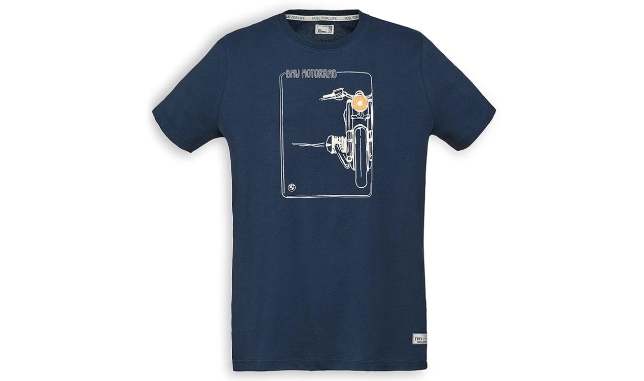 Camiseta R nineT azul talla XL para hombre OEM 76615A813C8, válida para BMW. Original BMW Motorrad.