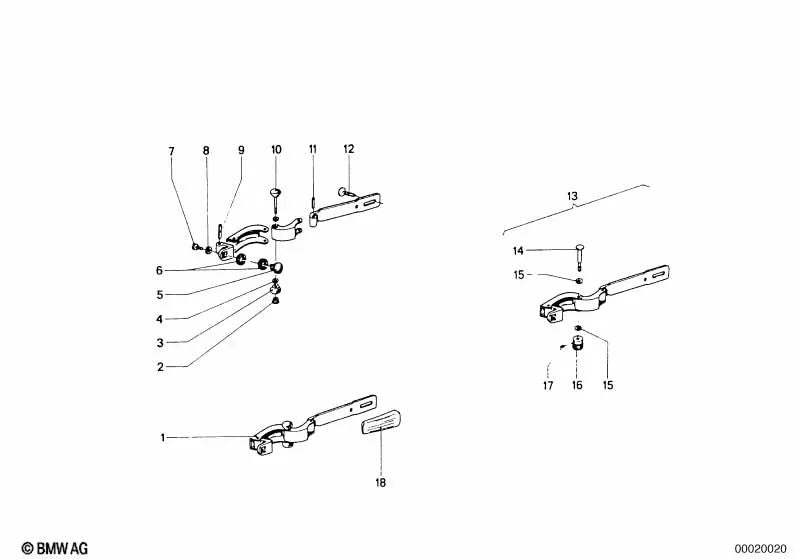 Arandela OEM 51361822919 para BMW 1502, 1602, 1802, 2002tii (04/1967 - 07/1977). Original BMW.