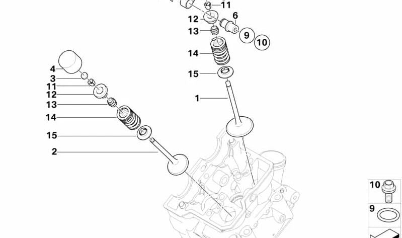 Anillo O OEM 07119906614 para BMW Motorrad G 450 X K16. Original BMW Motorrad.