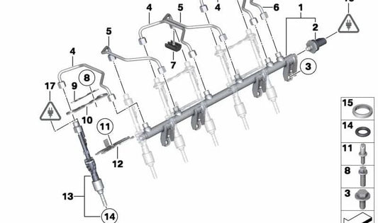 Subject tool (GEGENHALTER) OEM 13537568600 for BMW E82, E88, E90, E91, E92, E93, F07, F10, F11, F12, E84, E70, E71. Original BMW.