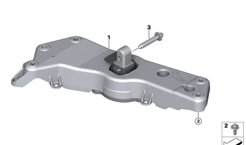 Parafuso hexagonal OEM 07119909782 para BMW G60, G61, G68, G90, G70, G45. BMW original.