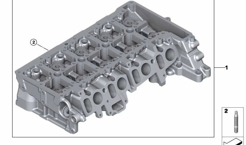 Culata de motor OEM 11127810463 para BMW F20, F21, F22, E90, E91, E92, E93, F30, F31, F34, F32, F33, F36, F07, F10, F11, E84, F25, F15. Original BMW.
