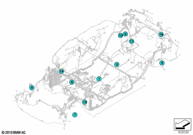 OEM-Sicherungskasten 61131378463 für BMW G20, G80, G28, G21, G81... und mehr. Original BMW.