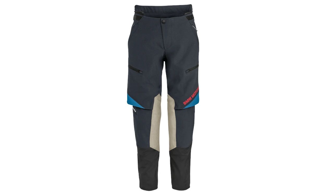 Calça GS Karakum Gore-Tex tamanho 52 azul-cinza OEM 76115A80DC2 para BMW. Originais BMW Motorrad.