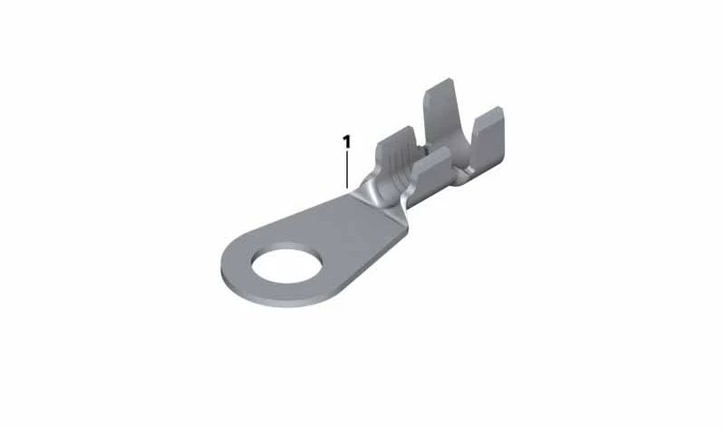 Terminale cavo OEM 61131388431 per BMW (modelli compatibili: E81, E82, E87, E88, F20, F21, E30, E36, E46, E90, E91, E92, E93, F30, F31, F34, F35, F32, G26, E28, E34, E39, E32, E38, E31, E84, E83, F25, F15, E85, E86, E89, I01, I12, I15, I20). Reca