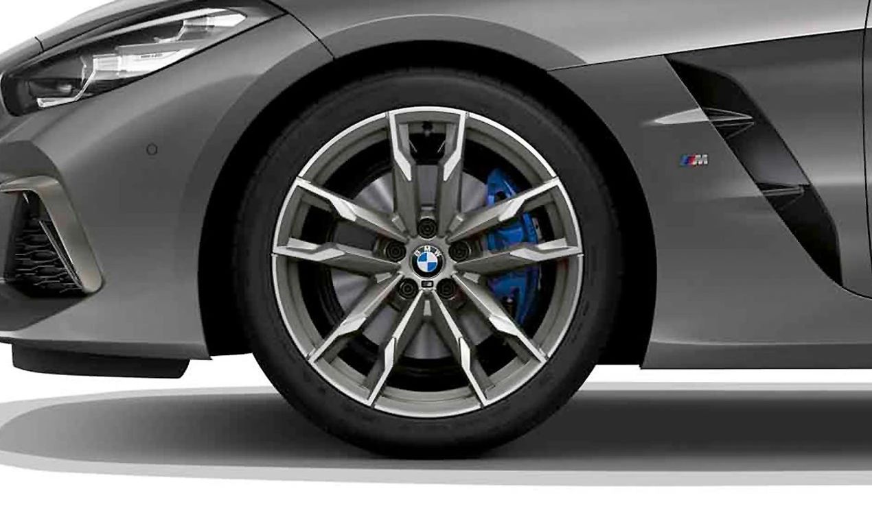 Alloy tires M double radio 800 OEM 36118089878 for BMW Z4 G29. Cerium matte gray color. Original BMW.