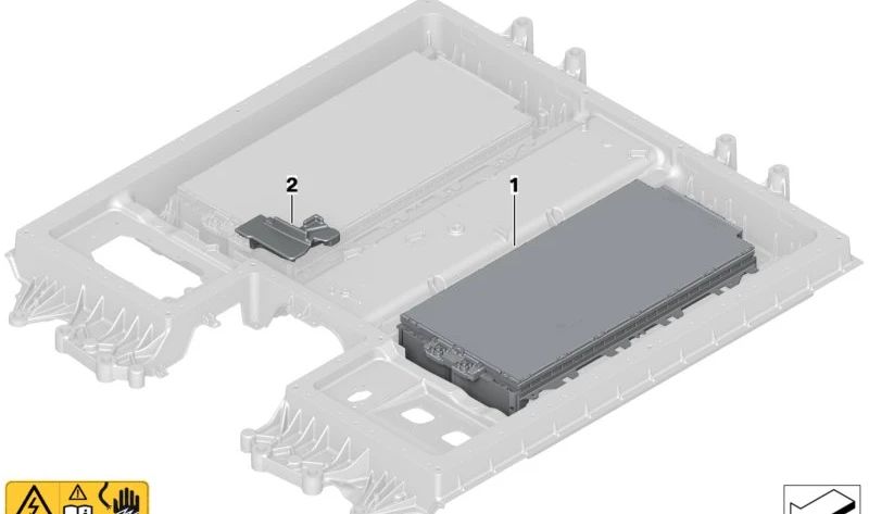 Tapa condensador OEM 61278857225 para BMW 2er U06 (225e xDrive, 230e xDrive) y BMW X1 U11 (xDrive25e, xDrive30e). Original BMW.