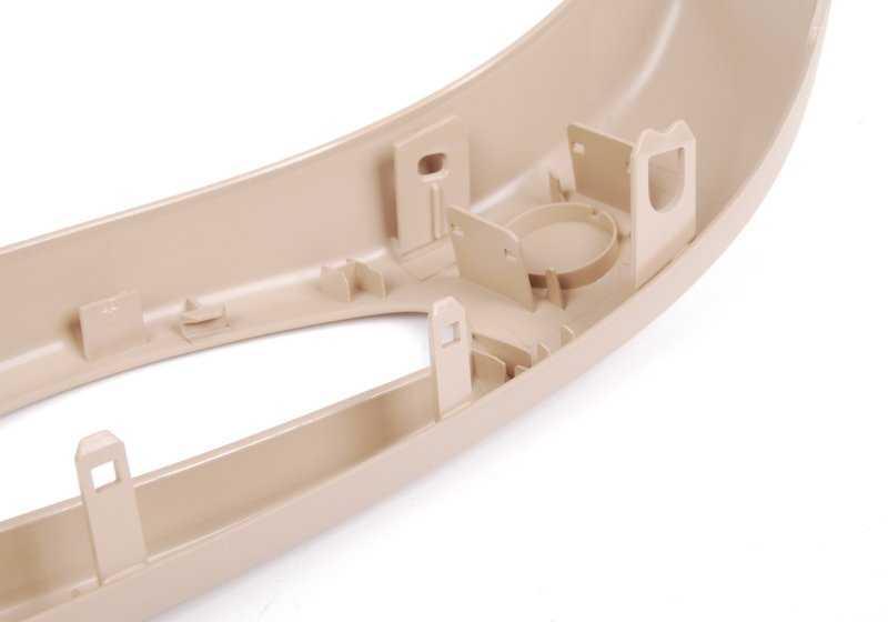 Paramento exterior izquierdo color Hellbeige OEM 52108260857 para BMW Serie 3 E46 (316i, 318i, 320i, 330i…) de 1998 a 2006. Original BMW.