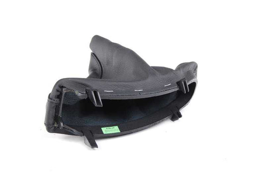 Empuñadura de freno de mano en cuero OEM 34427059893 para BMW E60, E61. Original BMW.