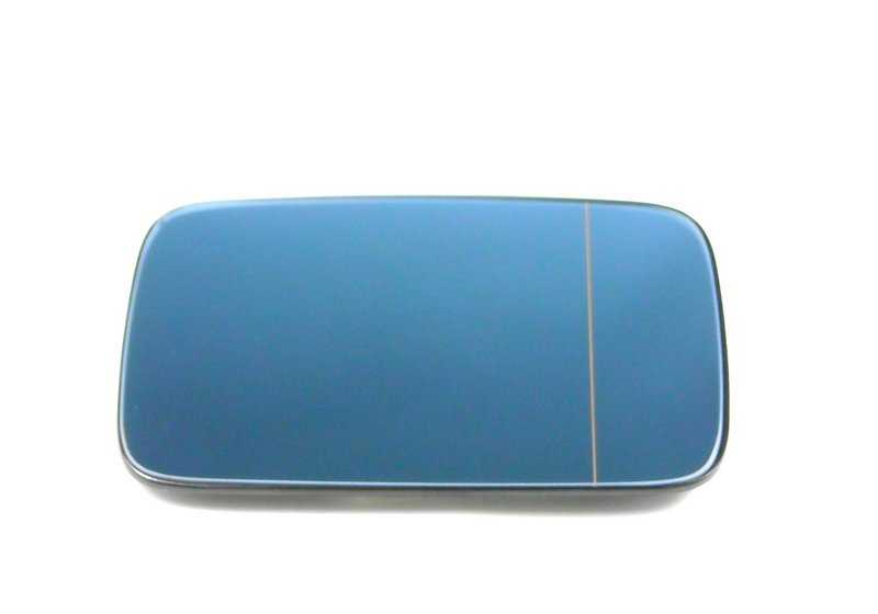 Cristal retrovisor exterior izquierdo gran angular calefactable OEM 51161938065 para BMW E34, E32. Recambio original BMW.