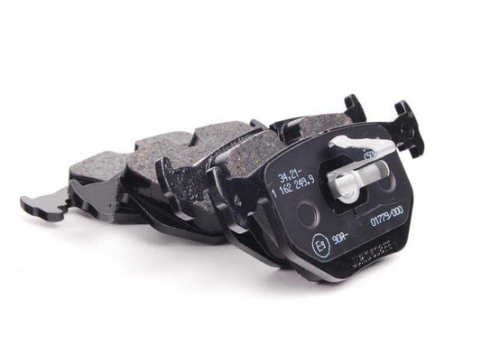 Kit de reparación para pastillas de freno sin amianto OEM 34216761250 para BMW Serie 7 {E38: 740i GF51, GF61, GF62, GF63, GF71, GF81, GF82, GF83, GG81, GG82}. Original BMW.