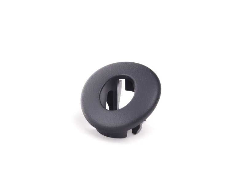 Embellecedor reposacabezas OEM 51468196403 para BMW E46. Pieza original BMW. Color negro.