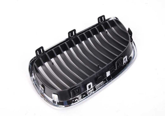 Rejilla decorativa derecha con marco cromado OEM 51137157276 para BMW E90, E92, E93 (incluye versiones M3). Original BMW.