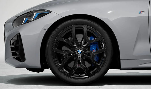 Llantas de aleación originales BMW M Doble radio 995 19" OEM 36115A64B58 para BMW G42, G20, G21, G22, G23. Acabado Jet Black. Traseras, ancho 8.5", ET40. Original BMW.