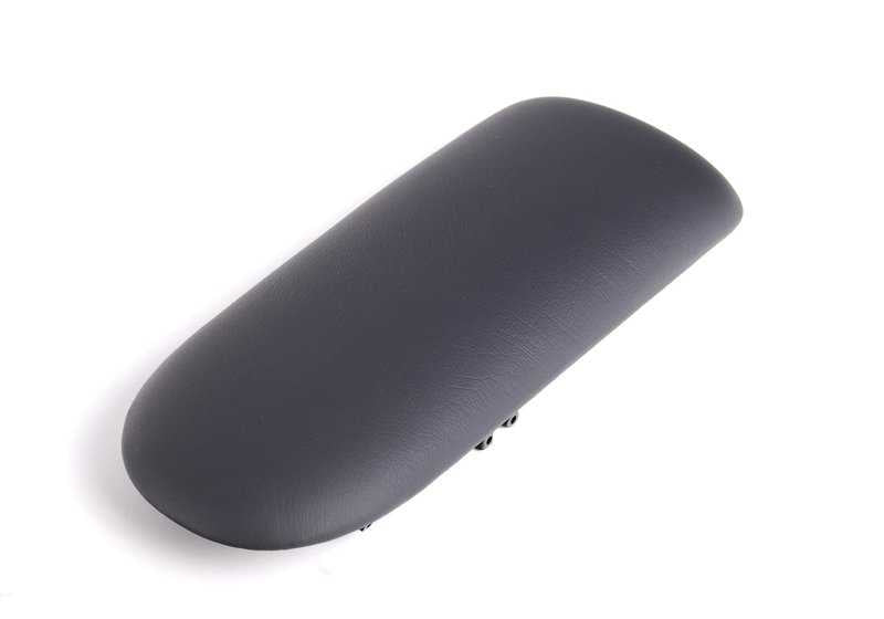 Apoyabrazos consola central cuero Panther Black OEM 51166954289 para MINI R50, R53, Cabrio R52. Original MINI.