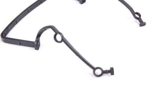 Junta perfilada OEM 11141741128 para BMW {E31, E38, E39, E52, E53}. Sello para tapa de cadena cilindros 5-8. Original BMW.