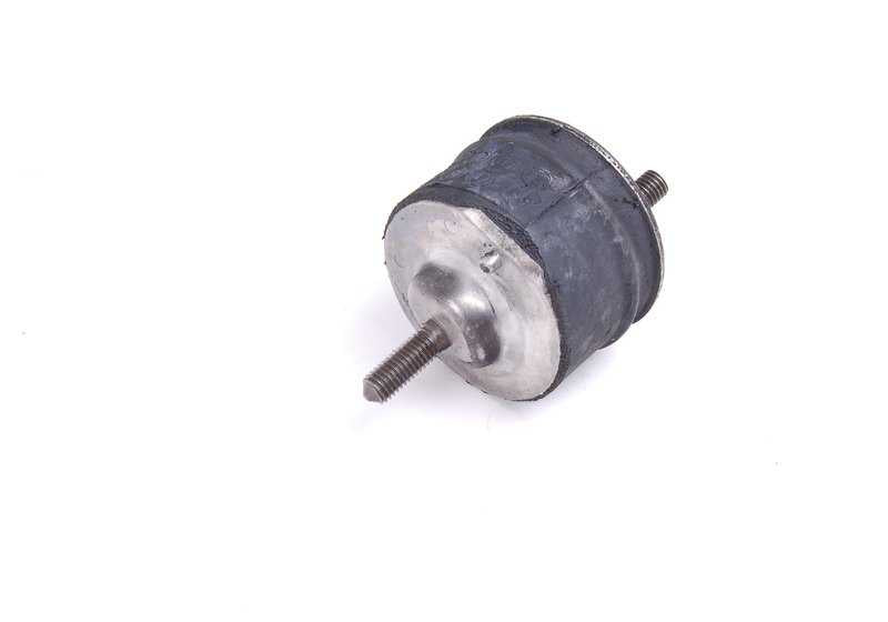 Soporte de goma izquierda OEM 11811141735 para BMW Serie 3 E36 (320i, 323i). Original BMW.