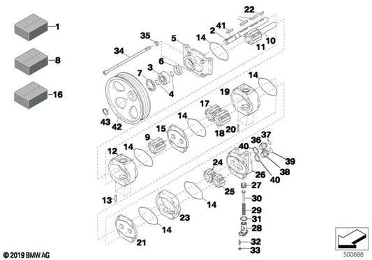 Circlip OEM 07119934082 pour BMW Classic Motorsport, R 24, R 25, R 26, R 27, R50/5-R90S, R45-R65LS, E169 (F 650, F 650 ST), R 60, R 75, R 80... et plus encore. BMW Motorrad d'origine.