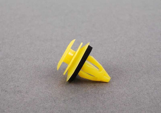 Clip de fijación amarillo OEM 51417056298 para BMW i3, Z4, Z8, MINI Clubman... y más. Original BMW y MINI.