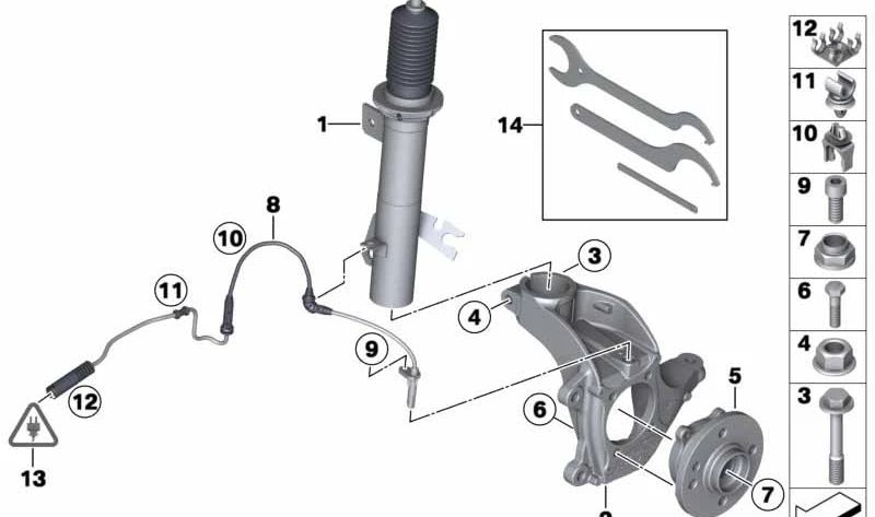 Transmisor de impulsos DSC delantero OEM 34526851500 para MINI R55, R56, R57, R58, R59… y más. Original MINI.