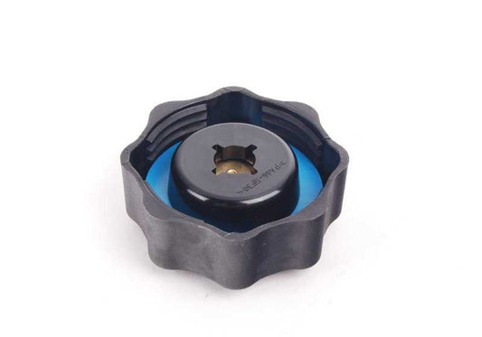 Tampa de fechamento do radiador OEM 17107515499 para Mini R50, R52, R53. Compatível com um, Cooper, Cooper S, JCW. Mini original.