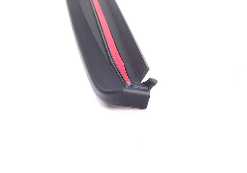 Fijación de alféizar izquierdo negro mate OEM 51192291407 para BMW Serie 3 F30, F30 LCI, F31, F31 LCI. Original BMW.