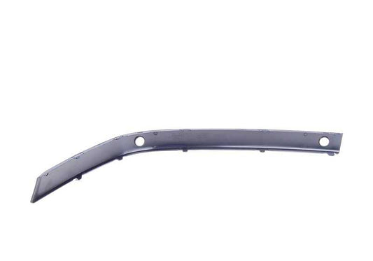 Moldura de paragolpes delantera derecha imprimada OEM 51117043458 para BMW E65, E66, E67. Original BMW.