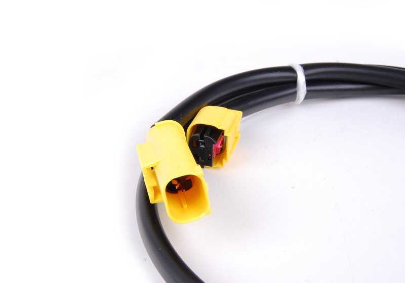 Cable reparador conector cinturón/asiento OEM 61129118095 para BMW E46, E39, E38, E53, E70, E71, E85, E86. Original BMW.