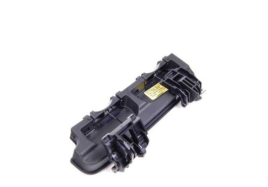 Soporte para bebidas trasero negro OEM 51166963909 para BMW E92, E92 LCI, E93, E93 LCI. Original BMW.