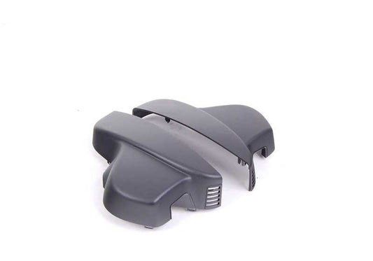 Schwarze Spiegelsockelabdeckungen OEM 51169219140 für BMW E81, E87, E88, E90, E91, E92, E93, X1 E84, Z4 E89... und mehr. Original BMW.