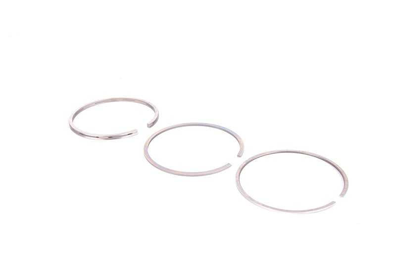 Juego de segmentos de pistón OEM 11251713178 para BMW E30, E28. Original BMW.