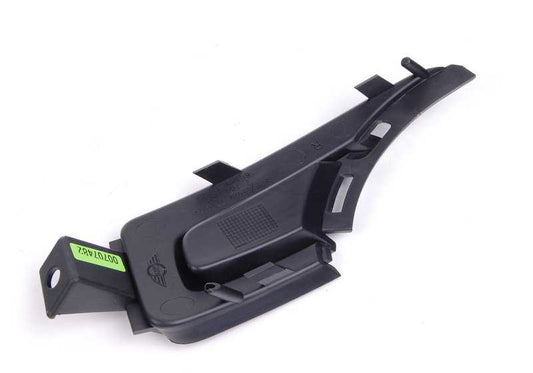 Grade frontal direita 51117188606 para Mini R55, R56, R57. Mini peça original. Compatível com Cooper e Cooper S, tanto com mudanças manuais quanto automáticas.