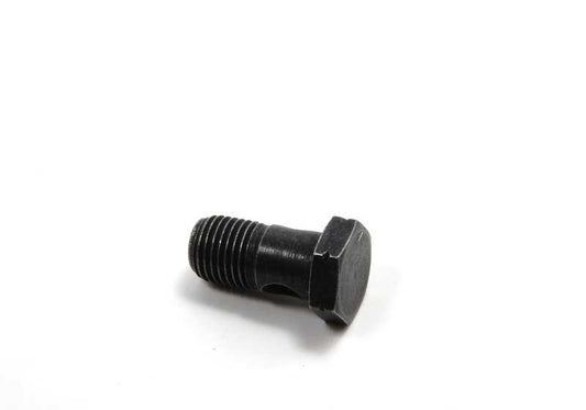 Tornillo hueco con válvula antirretorno OEM 32416781261 para BMW E81, E82, E87, E87N, E88, E46, E90, E90N, E91, E91N, E92, E92N, E93, E93N, E39, E60, E60N, E61, E61N, E63, E63N, E64, E64N, E84, E85, E86, E52 y MINI R50, R52, R53. Original BMW y MINI