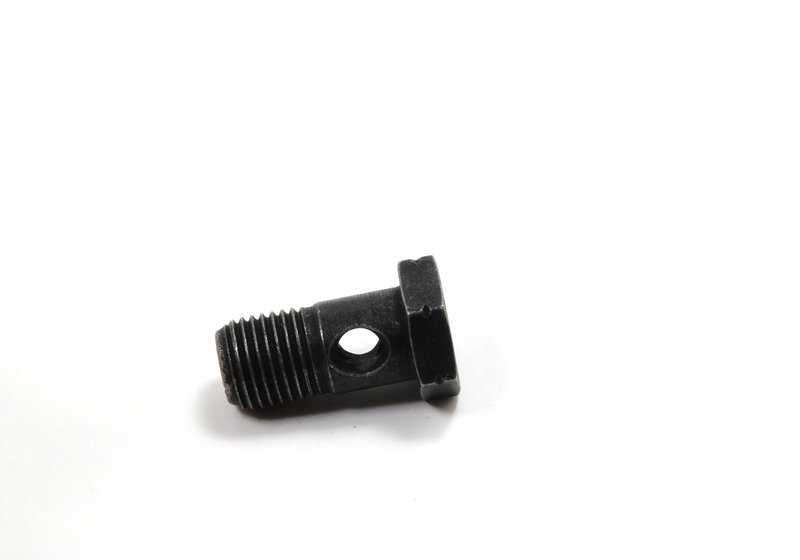 Tornillo hueco con válvula antirretorno OEM 32416781261 para BMW E81, E82, E87, E87N, E88, E46, E90, E90N, E91, E91N, E92, E92N, E93, E93N, E39, E60, E60N, E61, E61N, E63, E63N, E64, E64N, E84, E85, E86, E52 y MINI R50, R52, R53. Original BMW y MINI