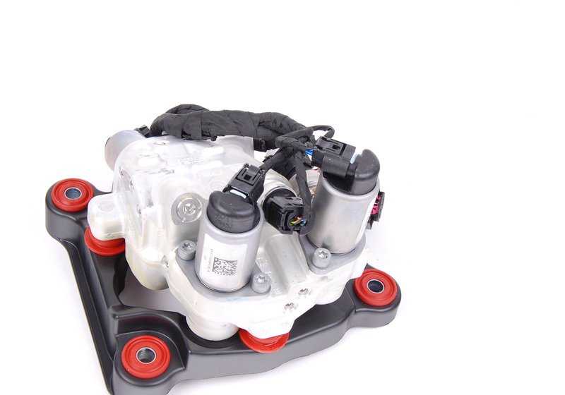 Bloque de válvulas suspensión neumática OEM 37146775258 para BMW F01, F02, F06, F07, F10, F11, F12, F13. Original BMW.