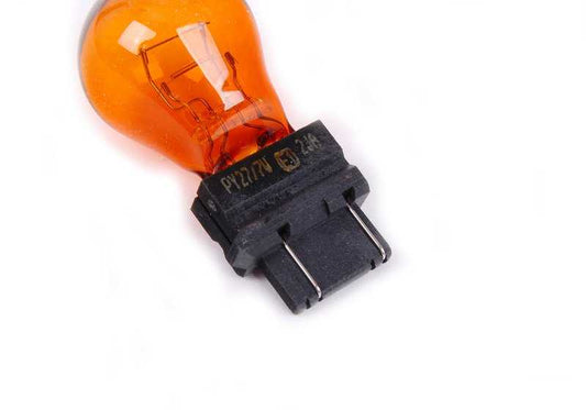 Ambar intermittent bulb OEM 63217164760 for BMW E53. Compatible with halogen and xenon headlights. Original BMW replacement.