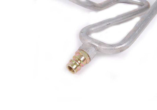 Tubería de alta presión del compresor al condensador OEM 64538370633 para BMW E38. Conducción del gas del aire acondicionado. Original BMW.