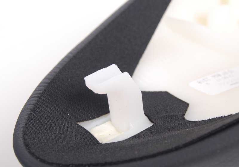 Apoyabrazos izquierdo cuero artificial Panther Black OEM 51417133515 para MINI R50, R52, R53. Original MINI.