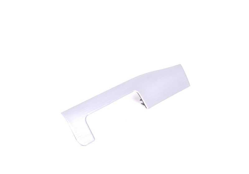Moldura de aluminio salpicadero izquierdo OEM 51457895813 para BMW E46. Original BMW.
