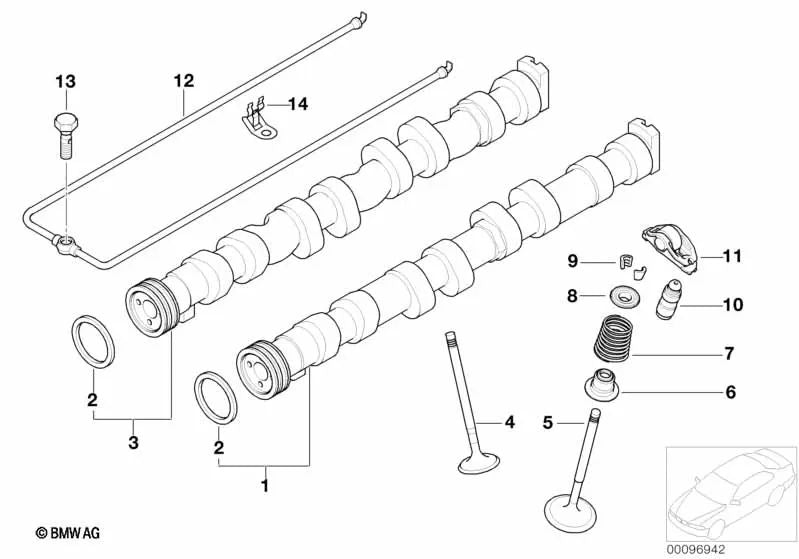 Rollenrolle für BMW E46 (OEM 11337548277). Original BMW
